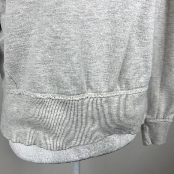 Maeve Anthropologie Sweater Women Medium Grey Pullover Boat Neck Sweatshirt Top - Picture 10 of 14